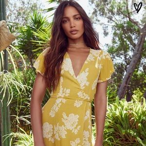 Lulus wrap maxi dress